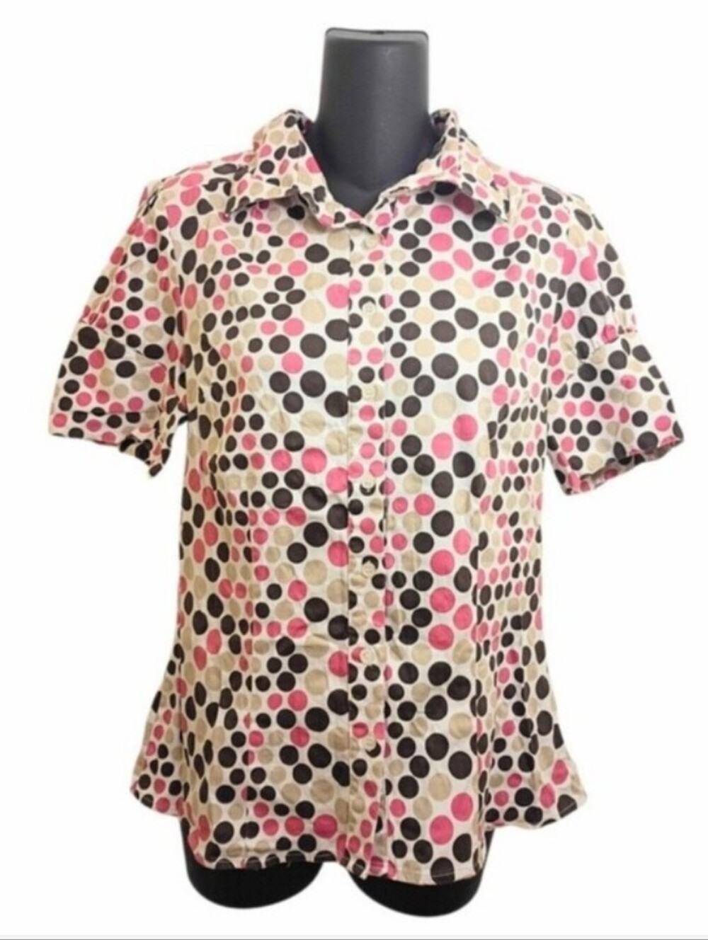 Apt. 9 polka dot button up